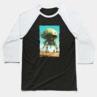 Sci Fi Spaceship Baseball T-Shirt